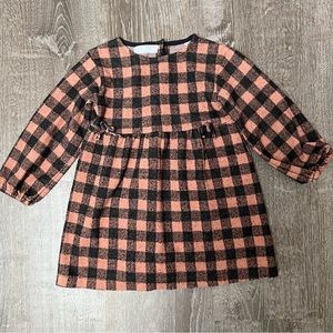 Zara Soft Touch Plaid Dress - size 4-5 yrs